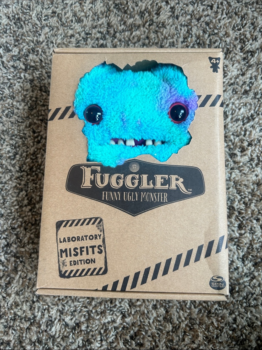 Fuggler Funny Ugly Monster Plush - Teal & Purple Misfit